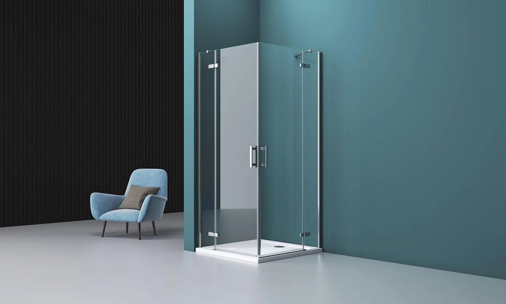 Душевой уголок BelBagno Kraft AH-22-90/80-C-Cr L
