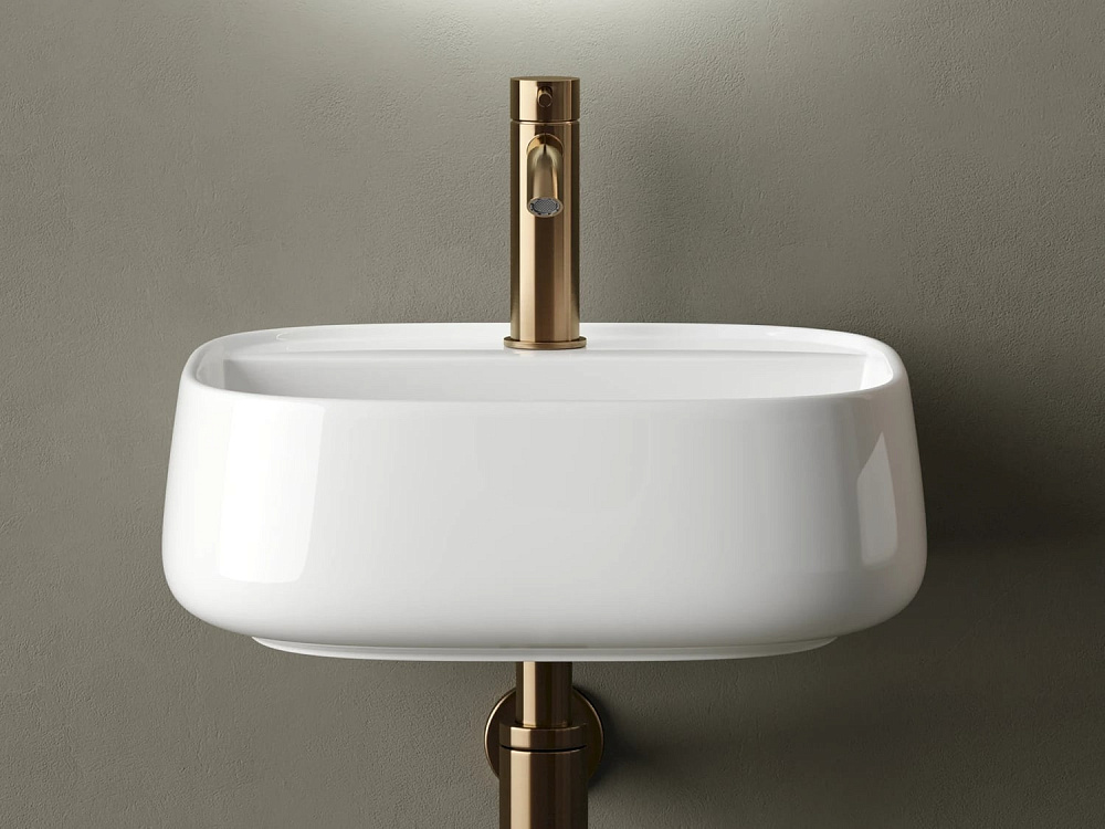 Подвесная раковина для ванной комнаты Ceramicanova Fonte CN5052, белый