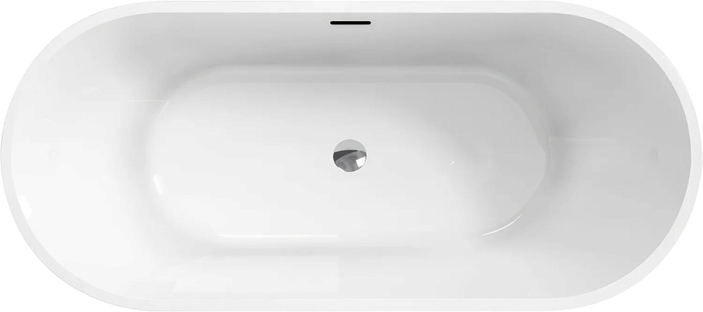 Акриловая ванна BelBagno Uno 160x75 см, BB701-1600-730-K