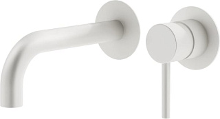 Смеситель для раковины Plumberia Selection Ixo KITXO1135BO210 С ВНУТРЕННЕЙ ЧАСТЬЮ, матовый белый