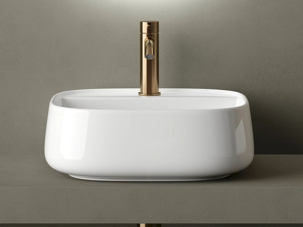 Подвесная раковина для ванной комнаты Ceramicanova Fonte CN5052, белый