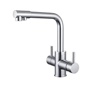 Смеситель для кухни Emar Steel ЕС - 4003H Chrome