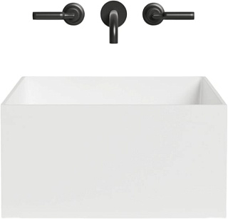 Накладная раковина Salini Armonia Square 02 130512G белый