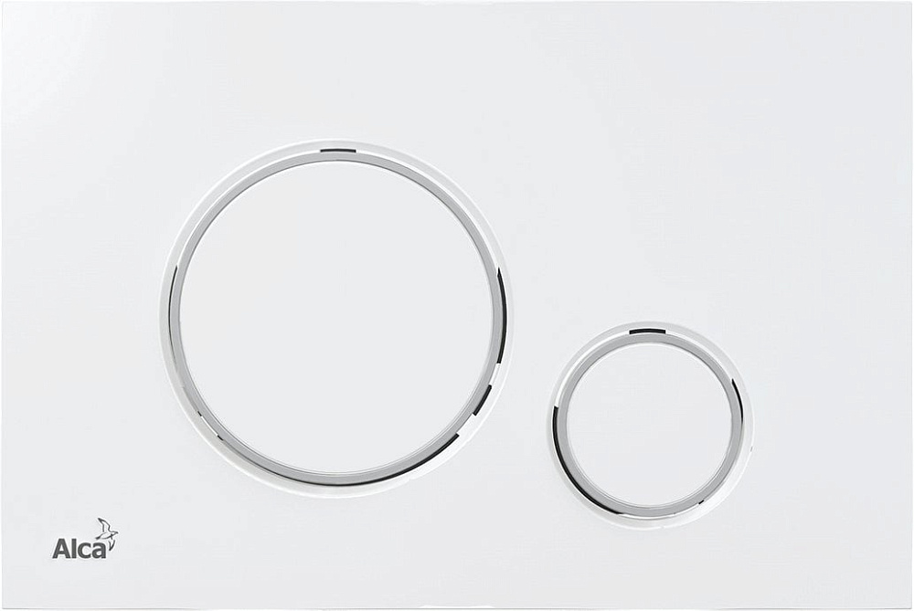 Кнопка смыва AlcaPlast Thin THIN M770 белый / хром глянцевый