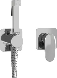 Гигиенический душ Wasserkraft Weida A3151.271.057.136 со смесителем, С ВНУТРЕННЕЙ ЧАСТЬЮ, хром
