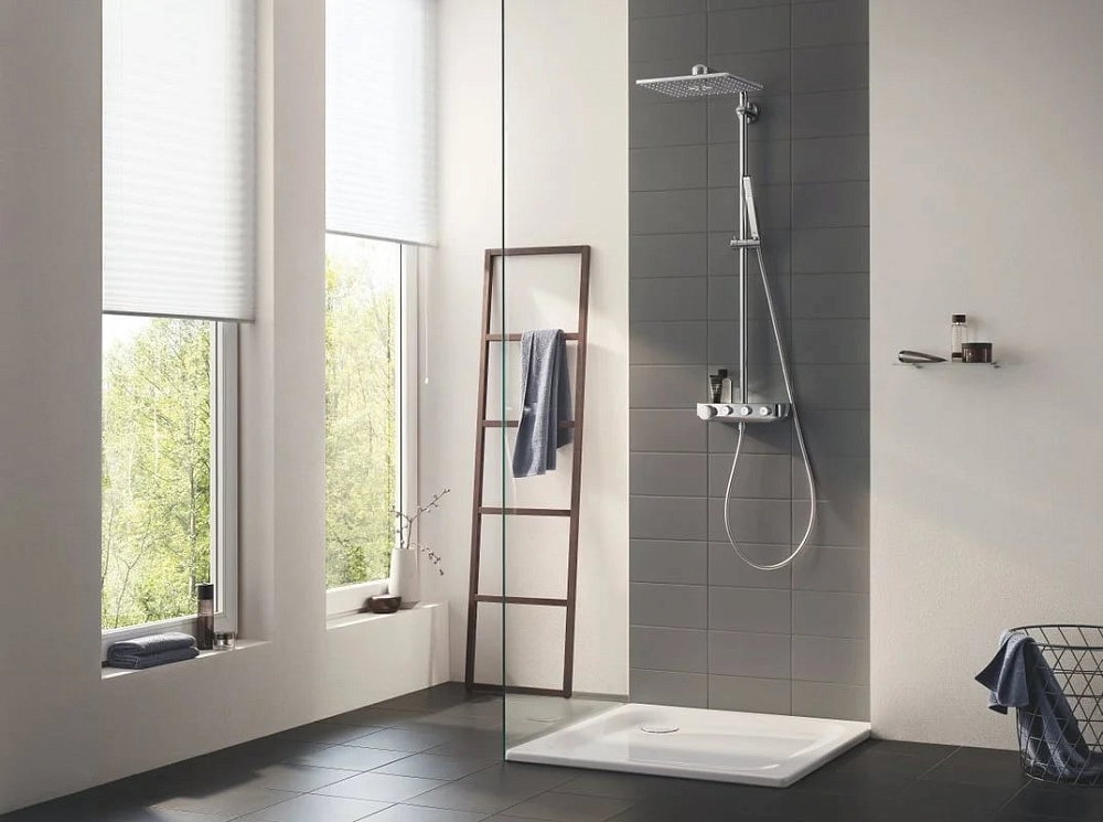 Душевая стойка Grohe Euphoria SmartControl 310 Duo Cube 26508000, с термостатом