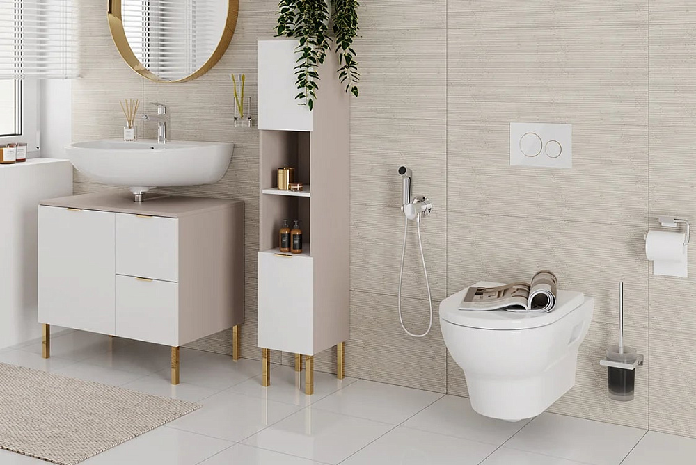 Гигиенический душ Hansgrohe Bidette S 1jet 29232000, со смесителем, хром