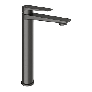 Смеситель для раковины Aqueduto Linha LIN0345, оружейная сталь