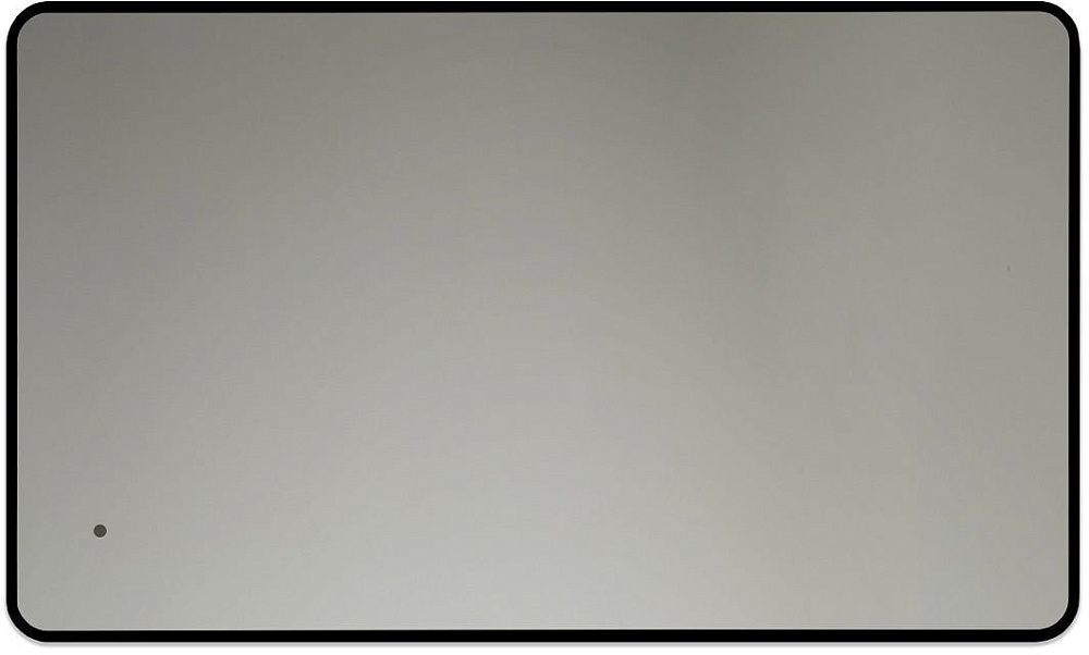 Зеркало Art&Max Siena S 60х100 черное, с LED-подсветкой, 6000К