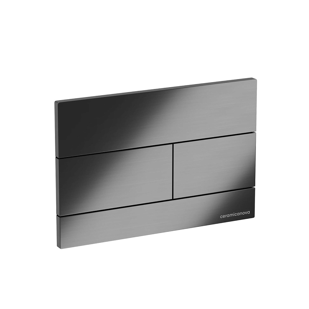 Кнопка смыва Ceramicanova Balance Rect CN12-004GG  вороненая сталь
