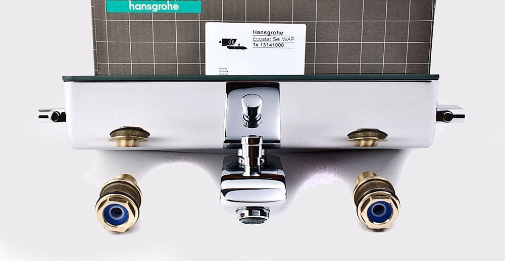 Термостатический смеситель Hansgrohe Ecostat Select 13141000, для ванны с душем