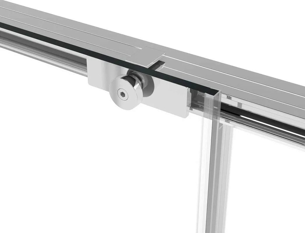 Душевой уголок Vincea Slim Soft VSR-1SS1012CL 120x100, профиль хром, стекло прозрачное