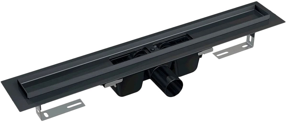 Душевой трап (лоток) AlcaPlast APZ1Black APZ1BLACK-1150, 115 см