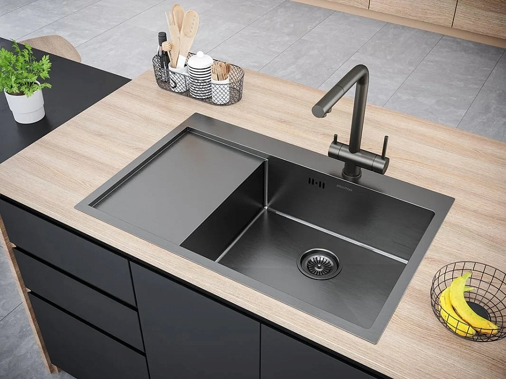 Смеситель для кухни Paulmark Skalen Sk213020-GM