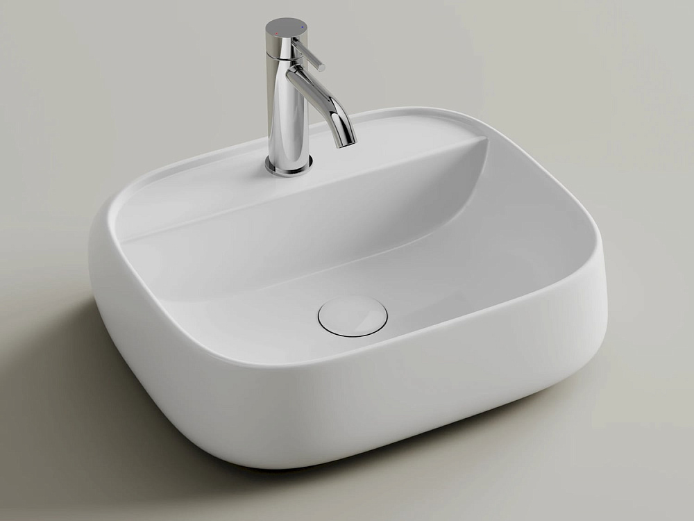 Подвесная раковина для ванной комнаты Ceramicanova Fonte CN5051, белый