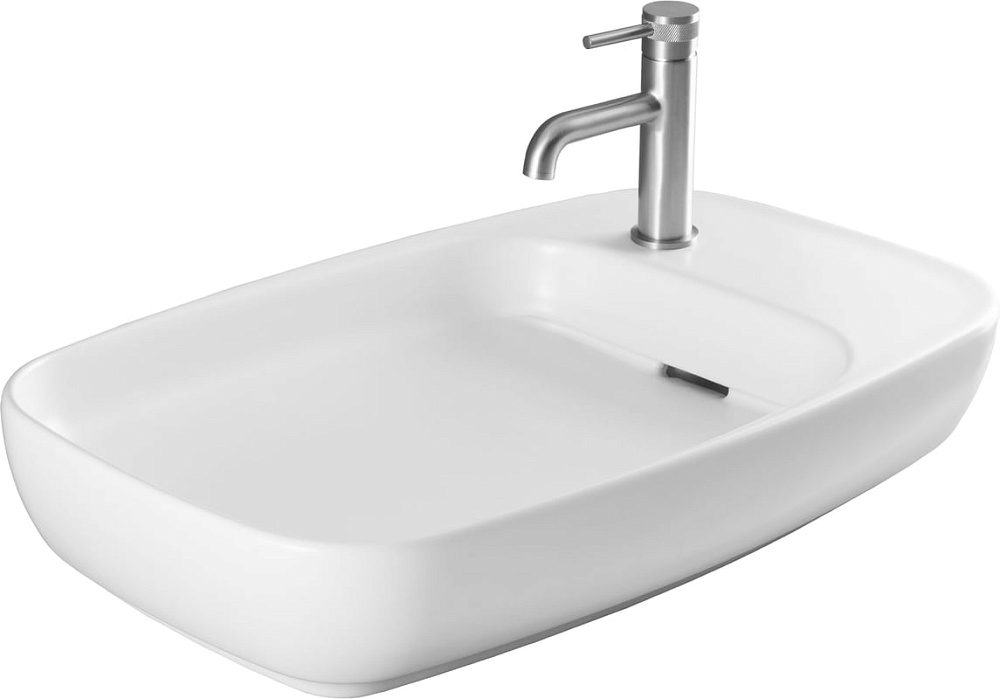 Накладная раковина Allen Brau Liberty 2 70х43 белая матовая