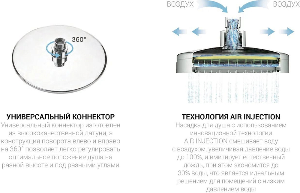 Душевая стойка Vincea Next VSFS-1N1TBG, с термостатом, брашированное золото