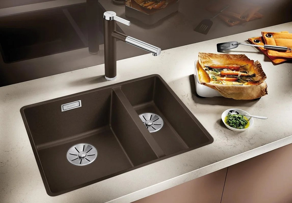 Смеситель для кухни Blanco Linee-S Silgranit 518445