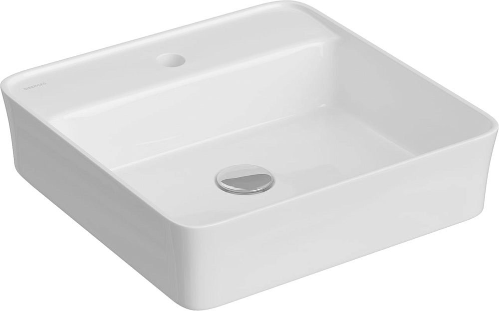 Накладная раковина Berges Ego SL 45x45 глянцевая белая