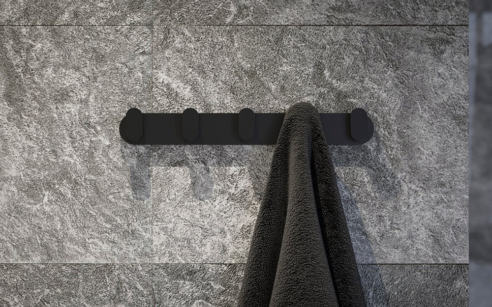 Крючок Artwelle Schwarz 7755 на планке