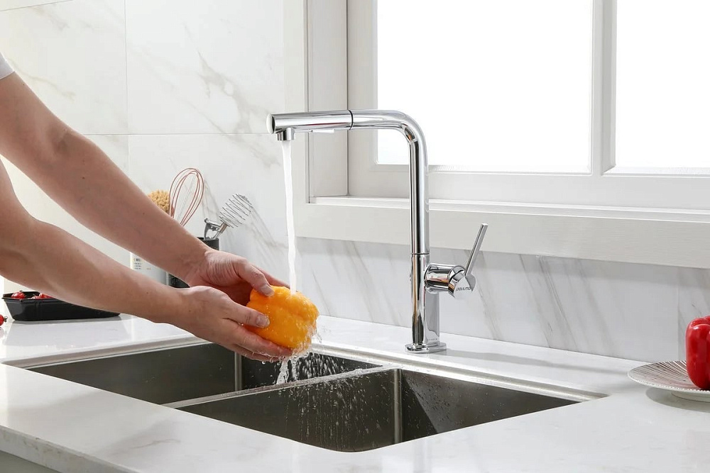 Смеситель для кухни Paulmark Neo Ne214419-CR, хром