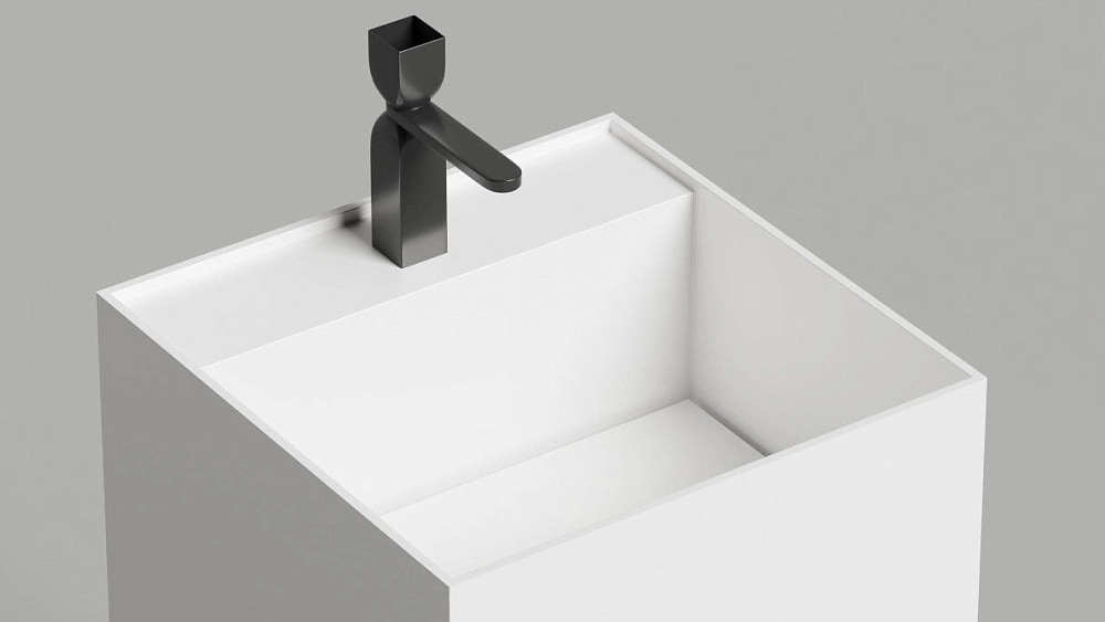 Раковина Salini Armonia Square Top 01 130511TG белый