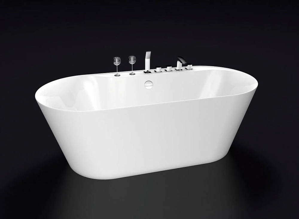 Акриловая ванна BelBagno 180x85 см, BB14