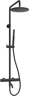 Душевая стойка Wasserkraft Elbe 7400 A288.077.217.BM Thermo, с термостатом, черная