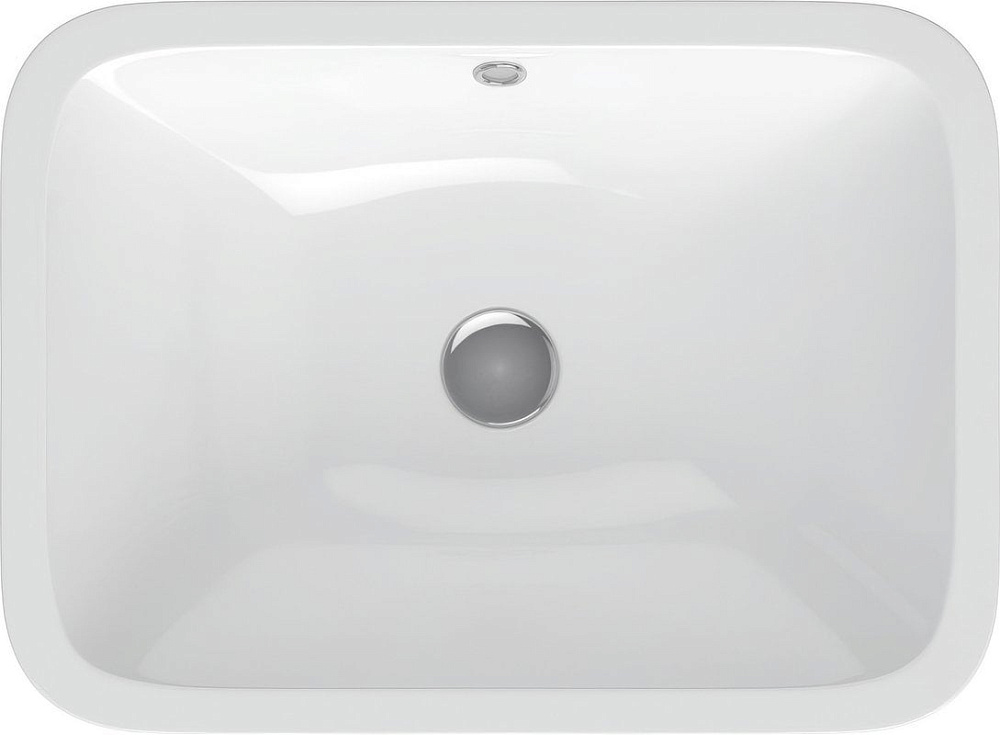 Раковина Berges Ego 55x41, глянцевая белая