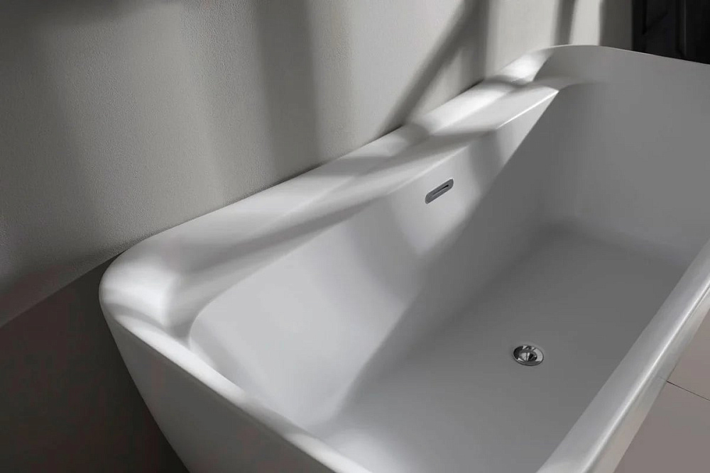 Отдельностоящая ванна Allen Brau Infinity 2 170x80 см, белая матовая, 2.21002.21
