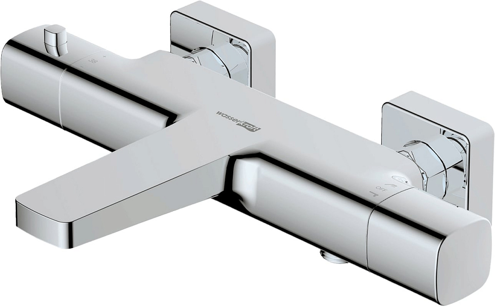 Термостатический смеситель Wasserkraft Naab 8611 Thermo, для ванны с душем