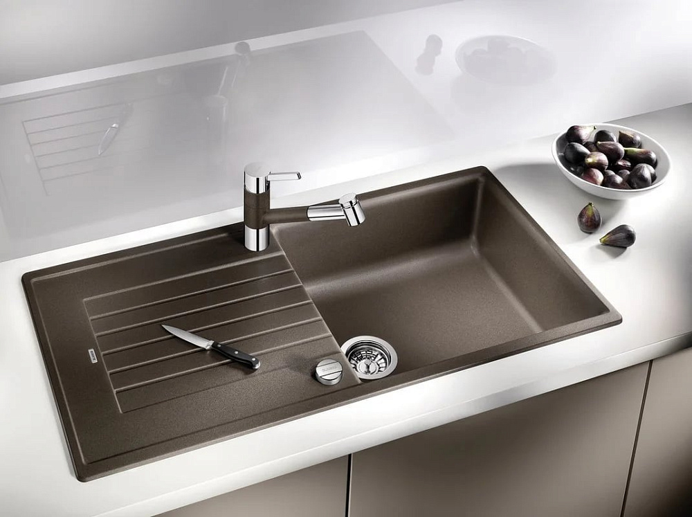 Смеситель для кухни Blanco Tivo-S Silgranit 517618