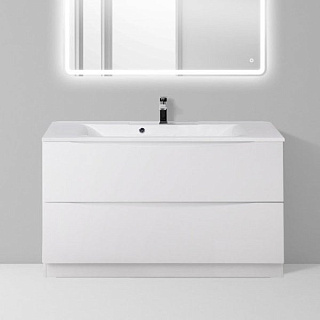 Тумба под раковину без столешницы BelBagno Marino 100 bianco lucido, напольная