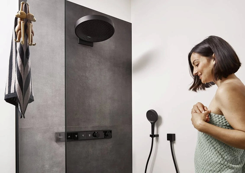 Верхний душ Hansgrohe Rainfinity 360 26234670 матовый черный