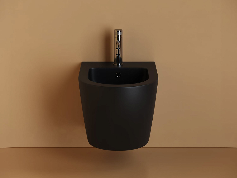 Биде подвесное Ceramicanova Uno CN11002MB черный матовый