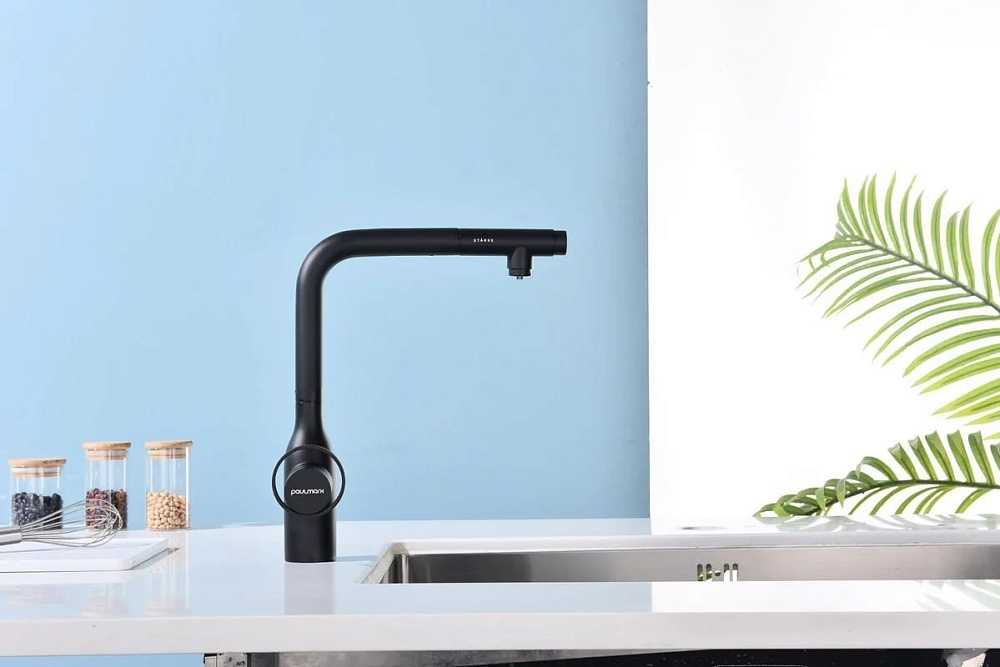 Смеситель для кухни Paulmark Urban Ur213104-AN антрацит