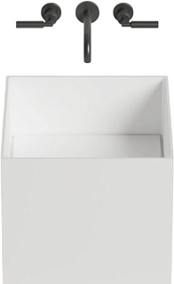 Накладная раковина Salini Armonia Square 03 130523M белый