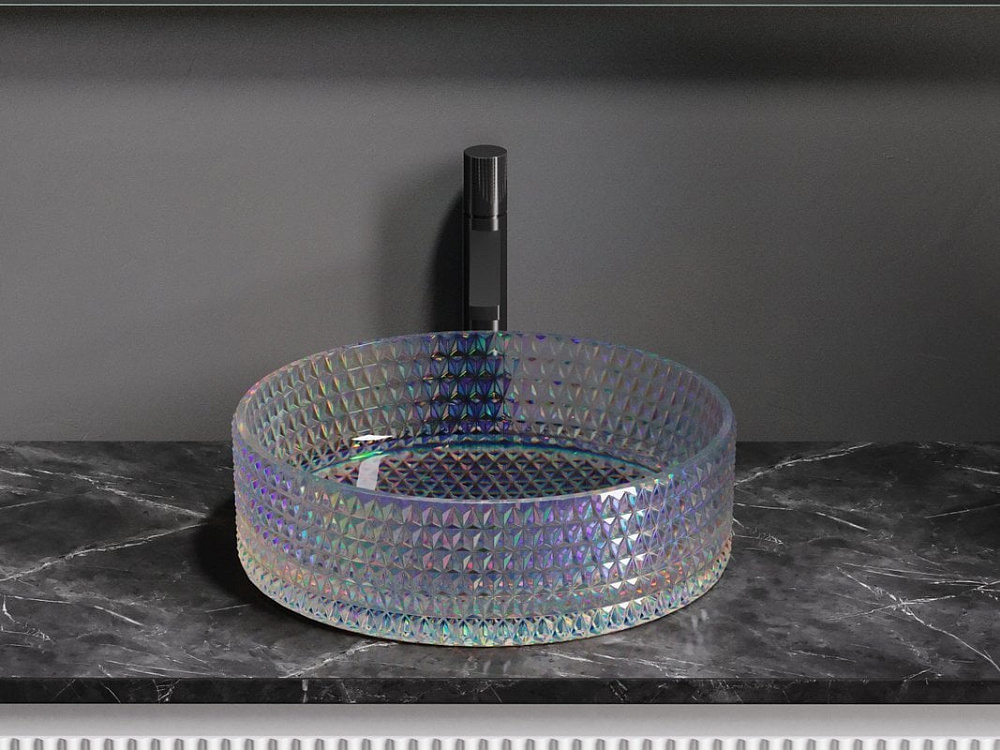 Накладная раковина Ceramicanova Cristal CN6059 неон