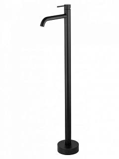 Напольный смеситель для раковины Wonzon & Woghand Stick WW-88649905-MB черный матовый