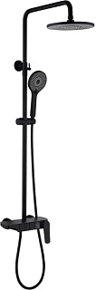 Душевая стойка RGW Shower Panels SP-33B, матовый черный