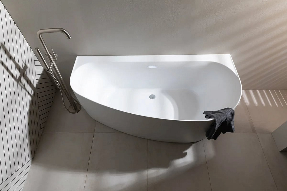 Асимметричная ванна Allen Brau Priority 5 160x80 см, левая, 2.31005.21A