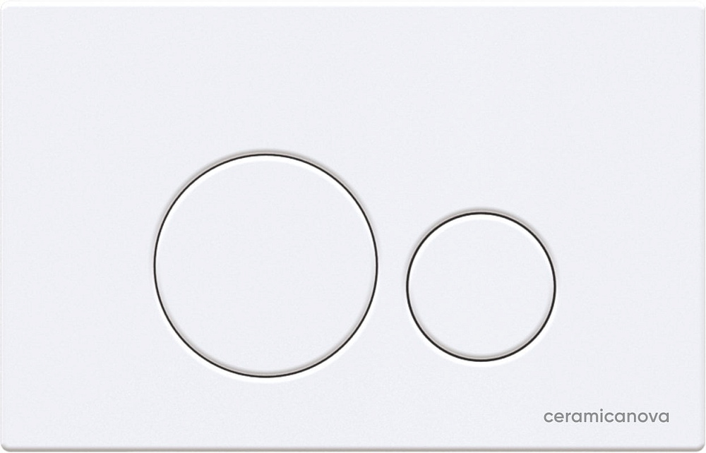 Система инсталляции для унитазов Ceramicanova Envision Round CN1001W, кнопка белая