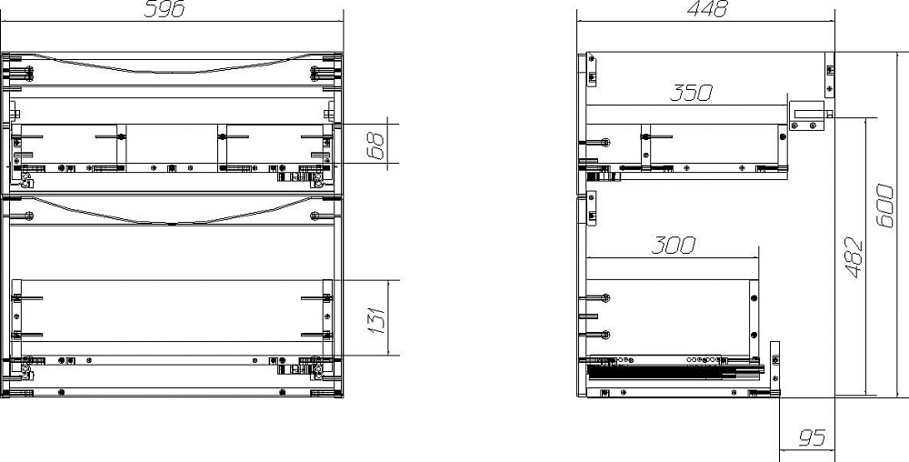 Тумба под раковину без столешницы BelBagno Marino H60 bianco lucido, 60 см