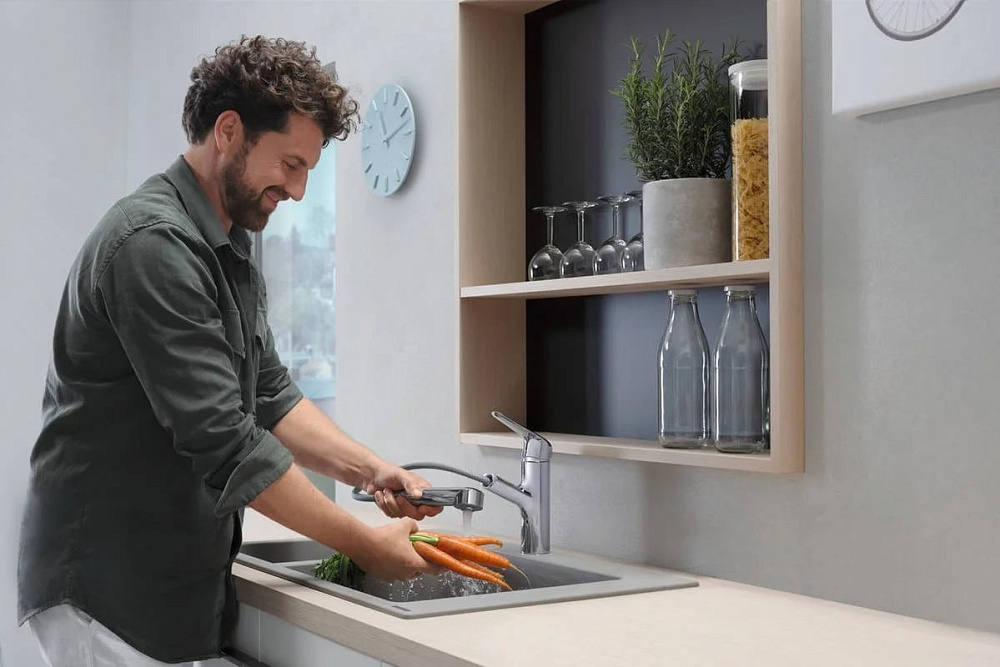 Смеситель для кухни Hansgrohe Focus M42 71814000 хром