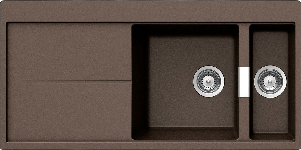 Мойка кухонная Schock Horizont 60D (D-150) Cristadur бронза