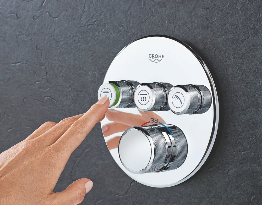 Термостатический смеситель встраиваемый Grohe Grohtherm SmartControl 29121000 для душа