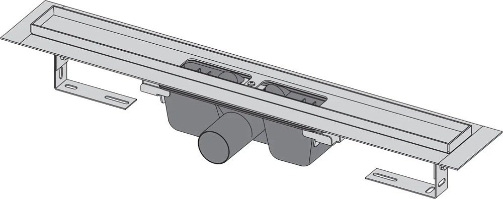 Душевой трап (лоток) AlcaPlast APZ1 S 300, с опорами
