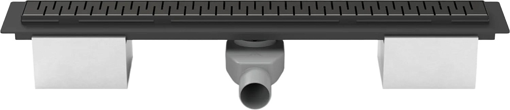 Душевой трап (лоток) MCH Chudej Medium CHPA850MC 85 см, матовый черный