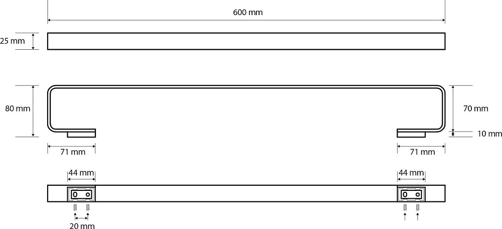Полотенцедержатель Bemeta Solo 139104282