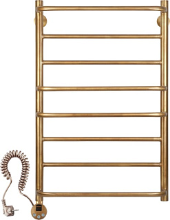Полотенцесушитель электрический Secado Верона 1 50x80 бронза, L